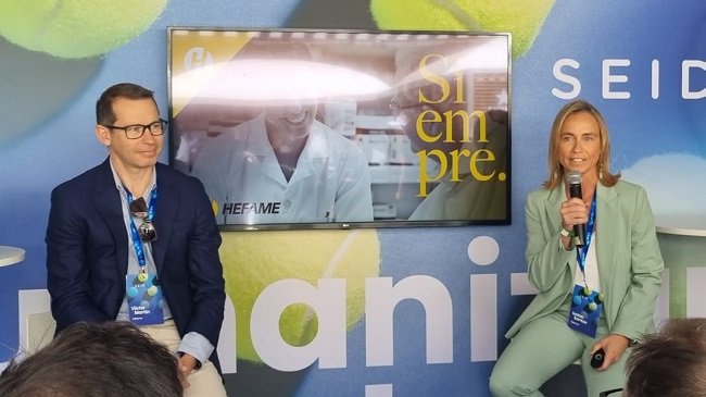 El CIO de la cooperativa, V&iacute;ctor Mart&iacute;n, y&nbsp;la directora de Marketing, Isabel Santos
