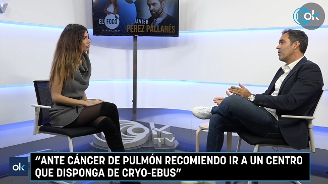Un momento de la entrevista de Javier P&eacute;rez Pallar&eacute;s con Mar&iacute;a Zabay