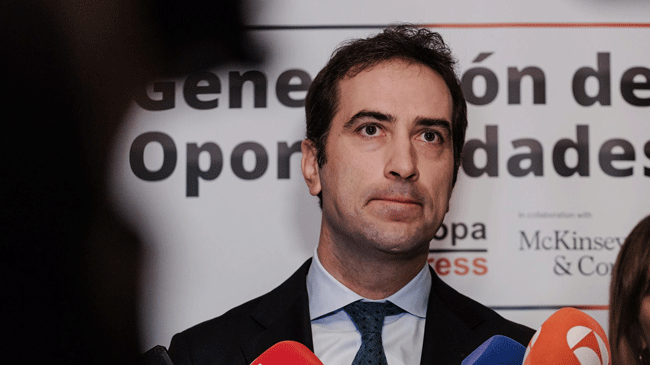 El ministro de Economía, Carlos Cuerpo. - Carlos Luján - Europa Press El ministro de Economía, Carlos Cuerpo. - Carlos Luján - Europa Press
