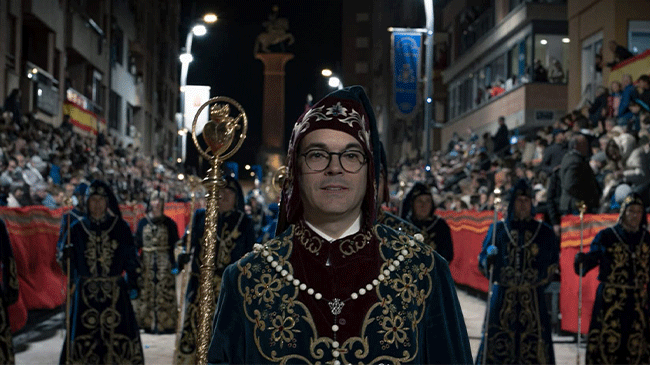 Miguel Ángel Peña, presidente de la Hermandad de Labradores, Paso Azul. Miguel Ángel Peña, presidente de la Hermandad de Labradores, Paso Azul.