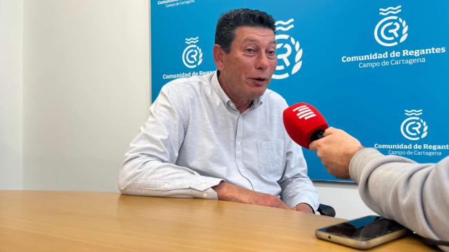 Manuel Martínez Madrid, presidente de la Comunidad de Regantes del Campo de Cartagena. Manuel Martínez Madrid, presidente de la Comunidad de Regantes del Campo de Cartagena.