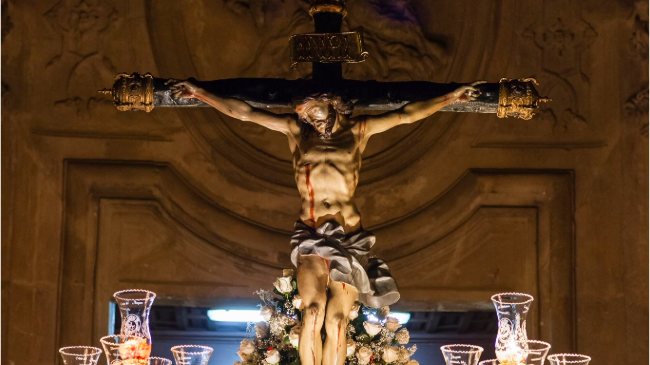 El Cristo del Amparo abre la Semana Santa de Murcia. El Cristo del Amparo abre la Semana Santa de Murcia.