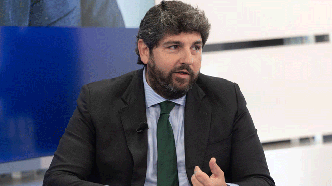 El presidente de la Región de Murcia, Fernando López Miras, interviene durante un desayuno informativo del diario 'La Razón', en la sede de La Razón, a 31 de marzo de 2025, en Madrid (España). - Eduardo Parra - El presidente de la Región de Murcia, Fernando López Miras, interviene durante un desayuno informativo del diario 'La Razón', en la sede de La Razón, a 31 de marzo de 2025, en Madrid (España). - Eduardo Parra -