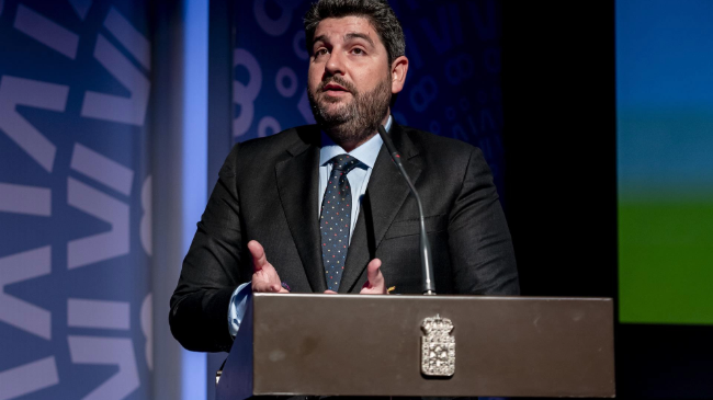 El presidente de la Región de Murcia, Fernando López Miras (A. Pérez). El presidente de la Región de Murcia, Fernando López Miras (A. Pérez).