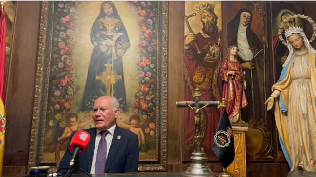 José Felipe Rubio, Hermano Mayor de la Cofradía del Santísimo Cristo de la Misericordia. José Felipe Rubio, Hermano Mayor de la Cofradía del Santísimo Cristo de la Misericordia.