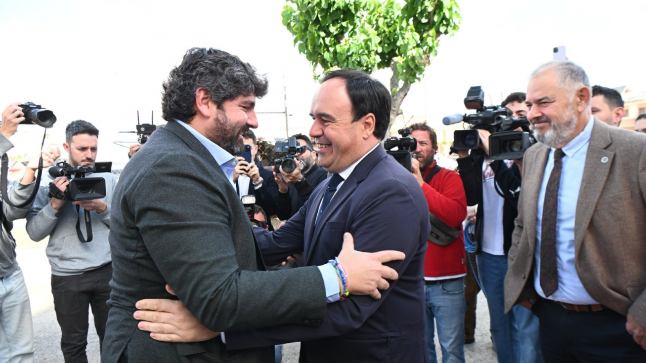 El valenciano Juanfran P&eacute;rez Llorca y el murciano Fernando L&oacute;pez Miras.