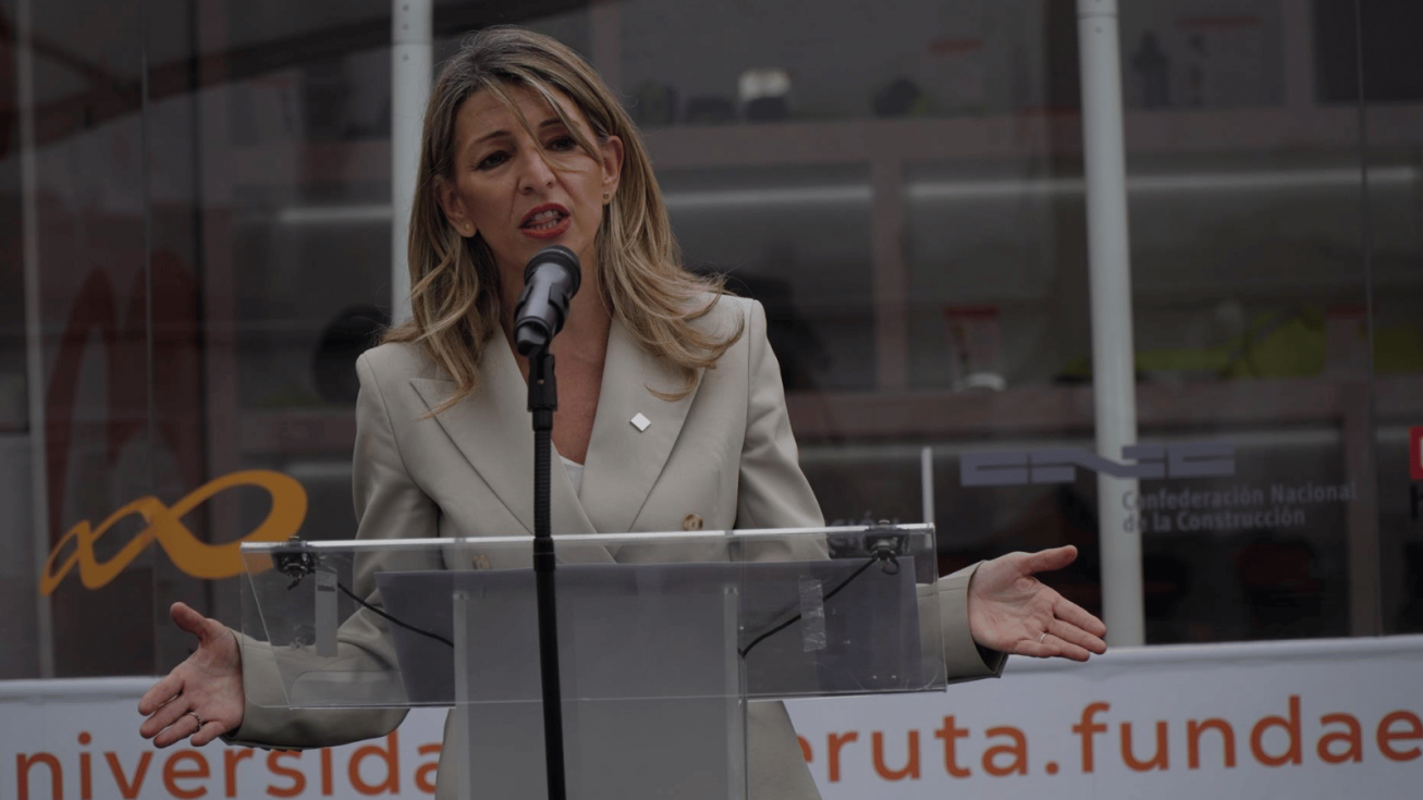 La vicepresidenta segunda del Gobierno y ministra de Trabajo y Econom&iacute;a Social, Yolanda D&iacute;az. - Gustavo de la Paz - Europa Press
