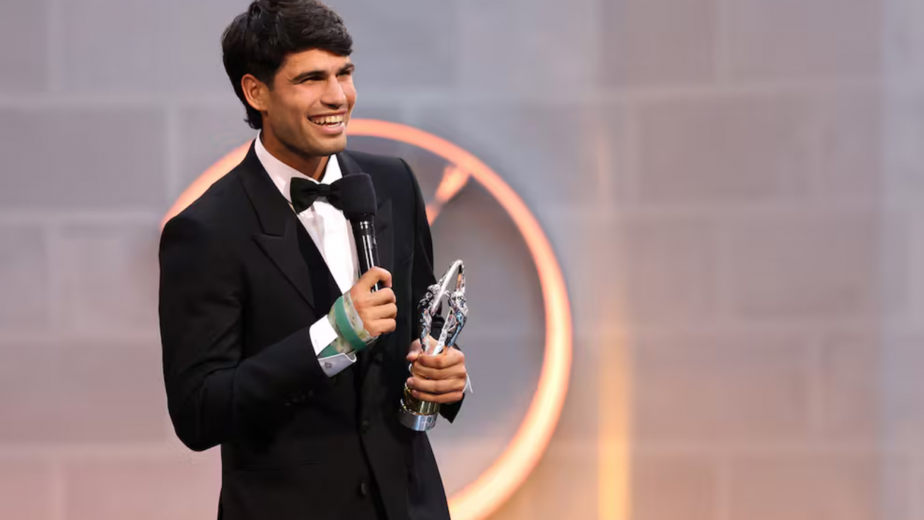 Carlos Alcaraz, ganador del premio Laureus (Pablo Cuadra/Getty Images for Laureus).