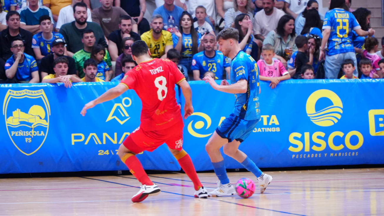 El Jimbee cae en Peñíscola (4-2). El Jimbee cae en Peñíscola (4-2).