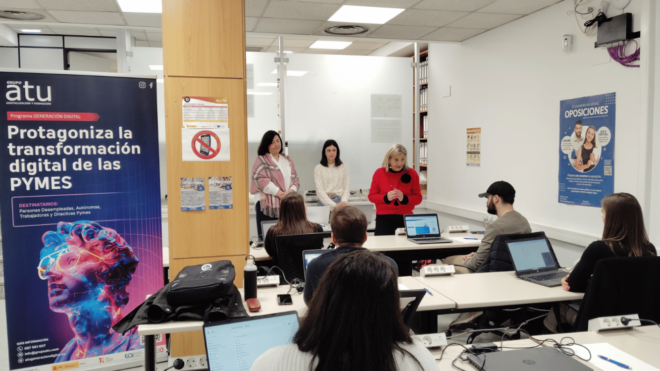 Clase del Programa Generaci&oacute;n Digital orientado a pymes y aut&oacute;nomos