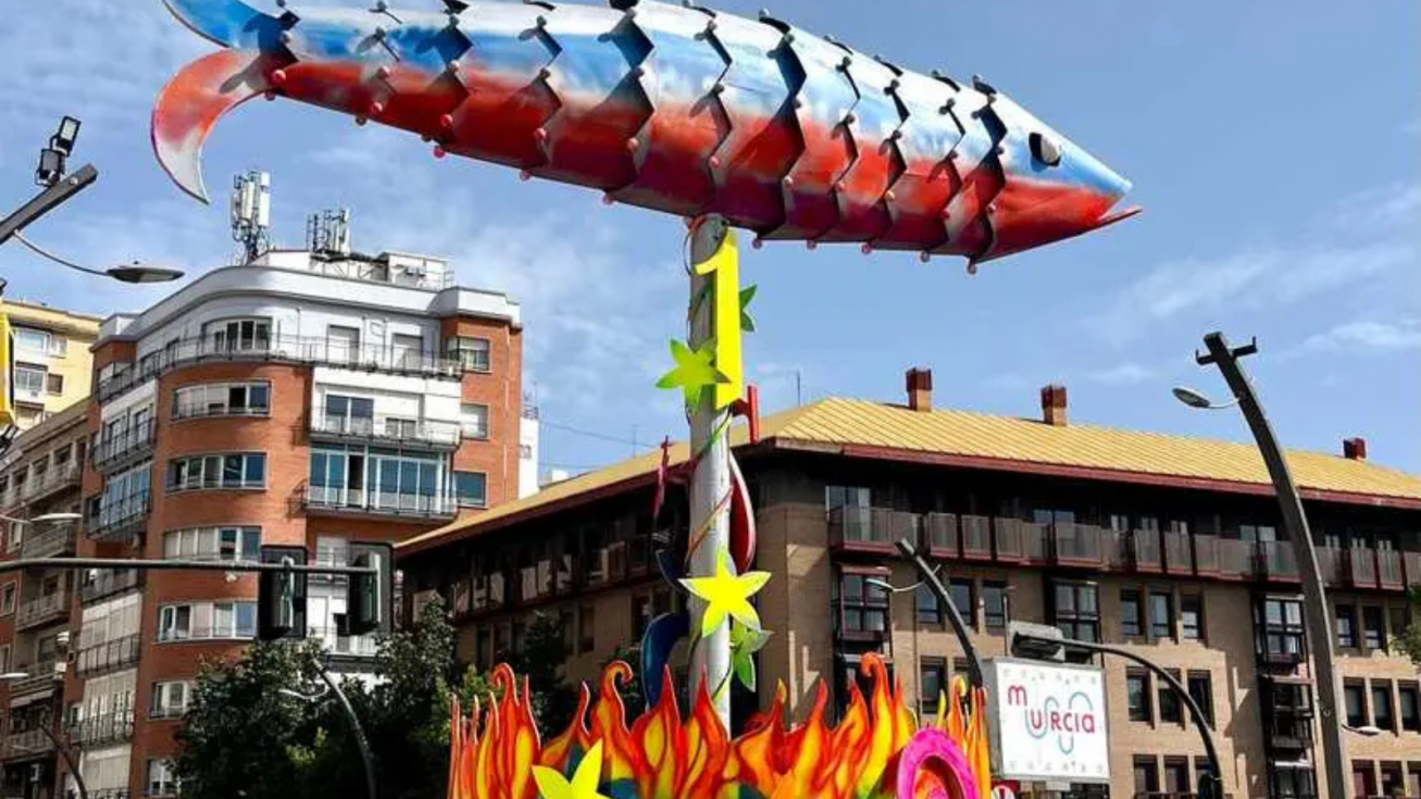 Catafalco del Entierro de la Sardina 2026.