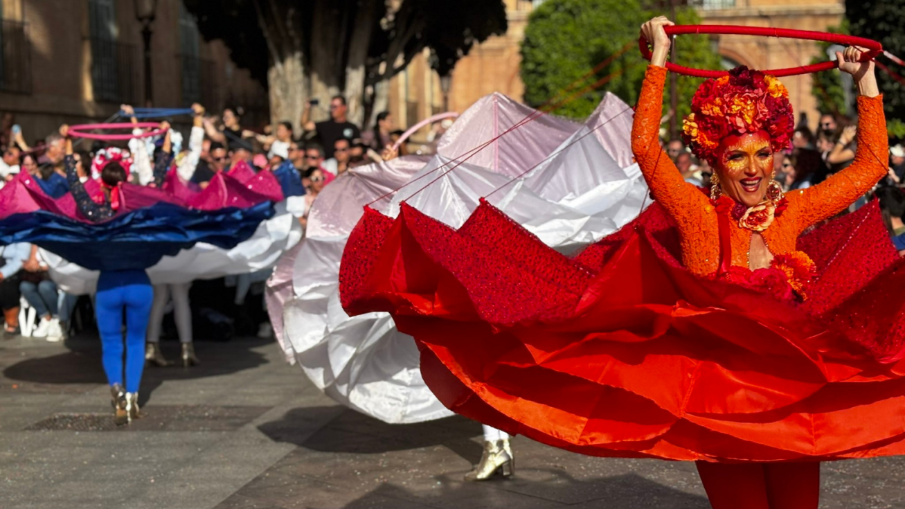 Bailarinas participantes en la Batalla de las Flores 2026. Bailarinas participantes en la Batalla de las Flores 2026.