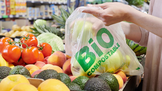 Imagen de las nuevas bolsas biocompostables Imagen de las nuevas bolsas biocompostables