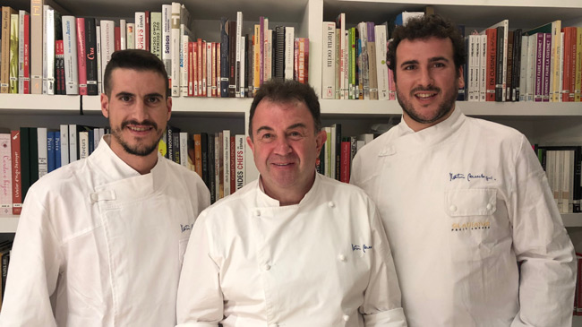 Mart&iacute;n Berasategui junto a Juan Guill&eacute;n, a la derecha