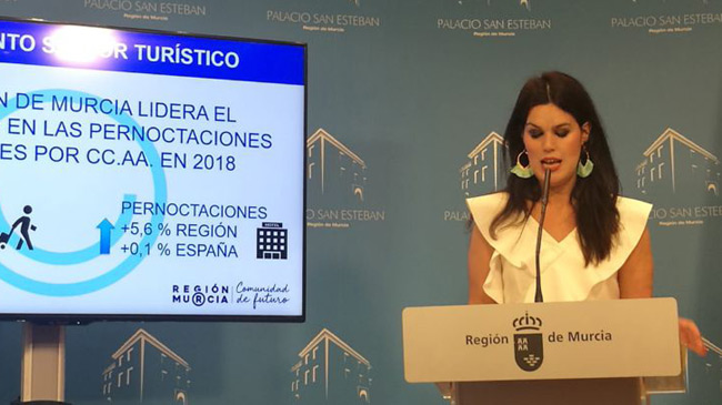 Miriam Guardiola es la consejera de Turismo y Cultura