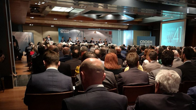 Asistentes a la asamblea general de Croem