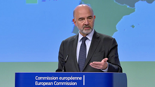 Pierre Moscovici, comisario europeo de Econom&iacute;a y Finanzas