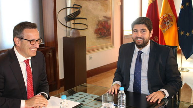 Diego Conesa y Fernando L&oacute;pez Miras, candidatos a la presidencia del Gobierno regional por PSOE y PP