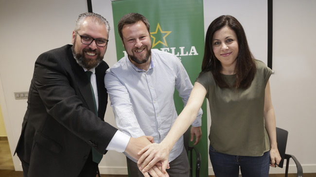 Alberto Garre, Yayo Delgado y Virginia Mart&iacute;nez