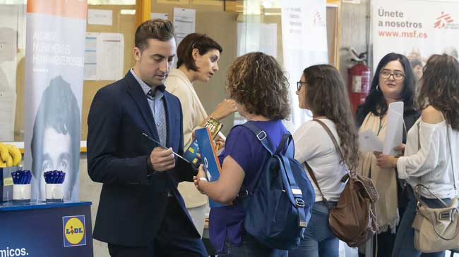 Imagen de archivo de un anterior foro de empleo organizado por ENAE