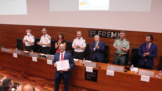 El responsable de Seguridad de la cooperativa, Francisco And&uacute;gar, ha recogido la menci&oacute;n honor&iacute;fica a Hefame