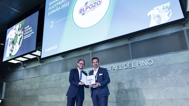 El director general de la compa&ntilde;&iacute;a, Rafael Fuertes ha recibido el reconocimiento de la consultora Kantar por situarse en el Top 10 de las marcas espa&ntilde;olas