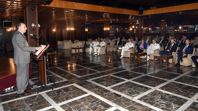 El presidente de AEMIN, en FREMM, Tom&aacute;s Mart&iacute;nez Pag&aacute;n, durante su intervenci&oacute;n en el evento