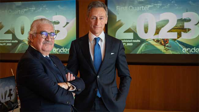 Jos&eacute; Bogas, consejero delegado, y Marco Palermo, director general econ&oacute;mico-financiero