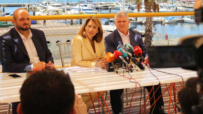 Manuel Torres, Raquel S&aacute;nchez y Pepe V&eacute;lez