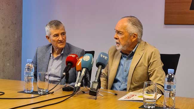 Pedro D&iacute;az y Manuel P&eacute;rez Carro, presidente y secretario general de Froet