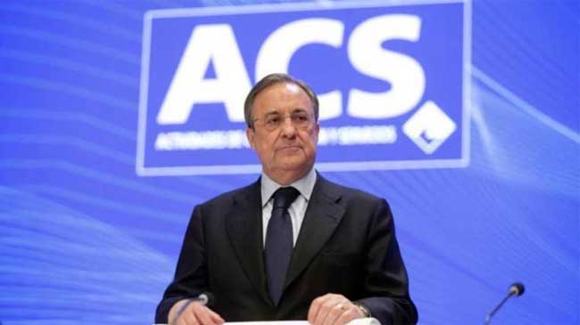 Florentino P&eacute;rez, presidente de ACS