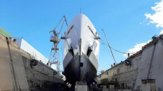 Dique seco de Navantia en Cartagena