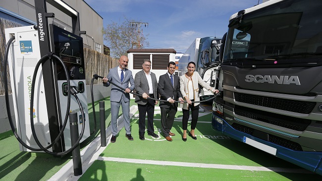 Inauguración puntos de recarga Iberdrola-Disfrimur para camiones en Sangonera la Seca Inauguración puntos de recarga Iberdrola-Disfrimur para camiones en Sangonera la Seca