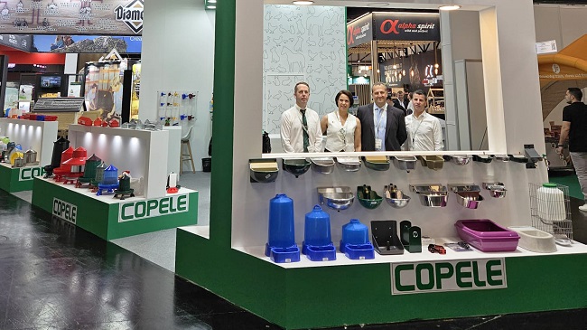 Stand de Copele en la feria Interzoo de Nuremberg