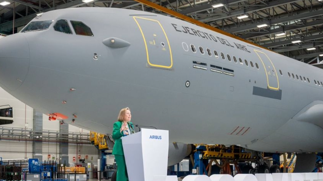 Entrega del primer Airbus A330 MRTT para el Ejército del Aire y del Espacio de España.