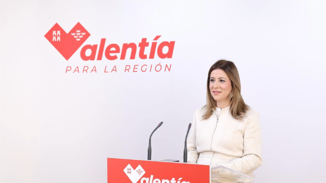 La portavoz del PSOE en la Regi&oacute;n de Murcia, Isabel Gadea.