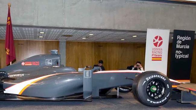 Presentaci&oacute;n de Hispania Racing Team en el V&iacute;ctor Villegas (HRT).