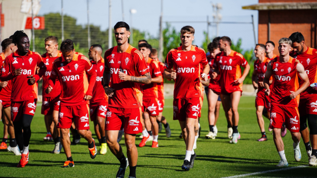 Real Murcia entrenando antes del partido contra el Nastic Real Murcia entrenando antes del partido contra el Nastic