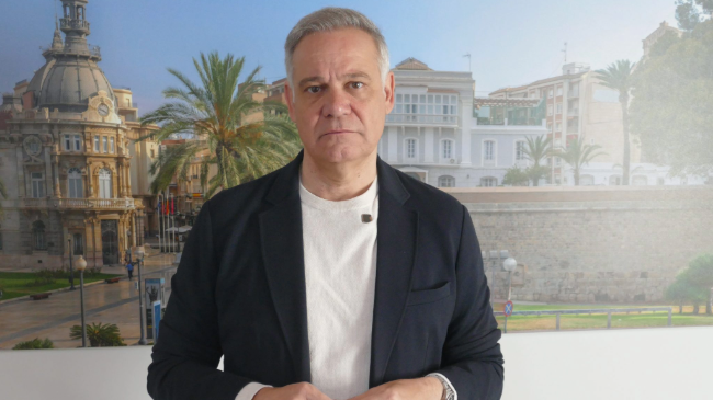 Pedro Contreras, concejal del PSOE en Cartagena. Pedro Contreras, concejal del PSOE en Cartagena.