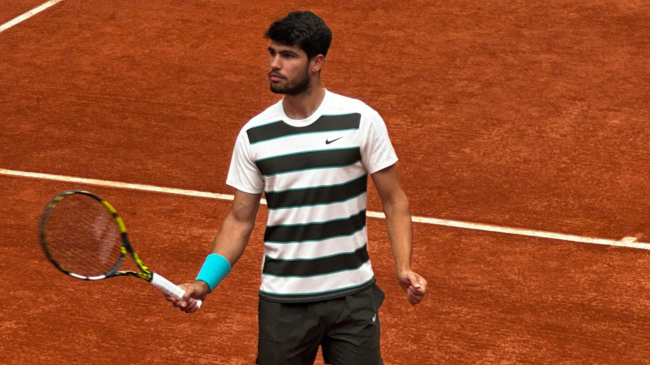 Carlos Alcaraz en su primer partido en Roland Garros I José Morgado Carlos Alcaraz en su primer partido en Roland Garros I José Morgado