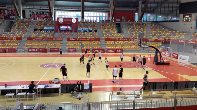 Odilo Cartagena entrenando esta semana en el Palacio de Deportes I Alicia P&eacute;rez de la Pi&ntilde;era