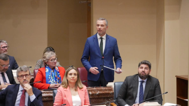Joaquín Segado, portavoz del Partido Popular en la Asamblea Regional. Joaquín Segado, portavoz del Partido Popular en la Asamblea Regional.