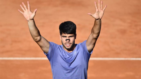Carlos Alcaraz en Roma