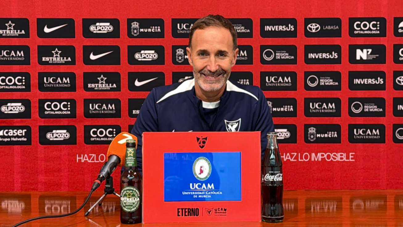 Sito Alonso comparece en la previa del encuentro ante el Real Madrid.