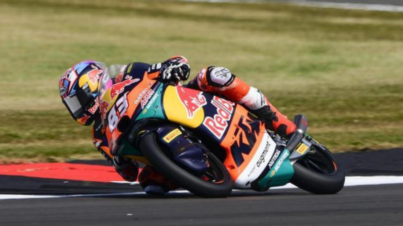 Álvaro Carpe durante el GP de Italia de Moto3. Álvaro Carpe durante el GP de Italia de Moto3.