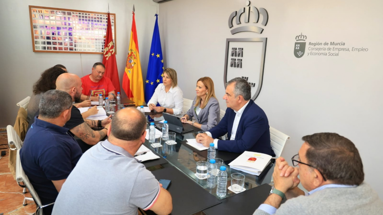 Reuni&oacute;n mantenida entre Comunidad, Ayuntamiento de Cartagena y Comit&eacute; de Empresa de Sabic.