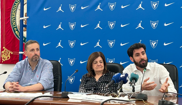 La directiva de UCAM en la Sala Capitular de la UCAM La directiva de UCAM en la Sala Capitular de la UCAM
