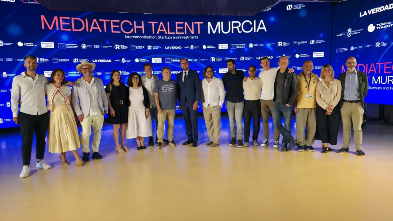 Participantes en el encuentro 'Mediatech Talent Murcia. Internationalization, Startups and Investments'. Participantes en el encuentro 'Mediatech Talent Murcia. Internationalization, Startups and Investments'.