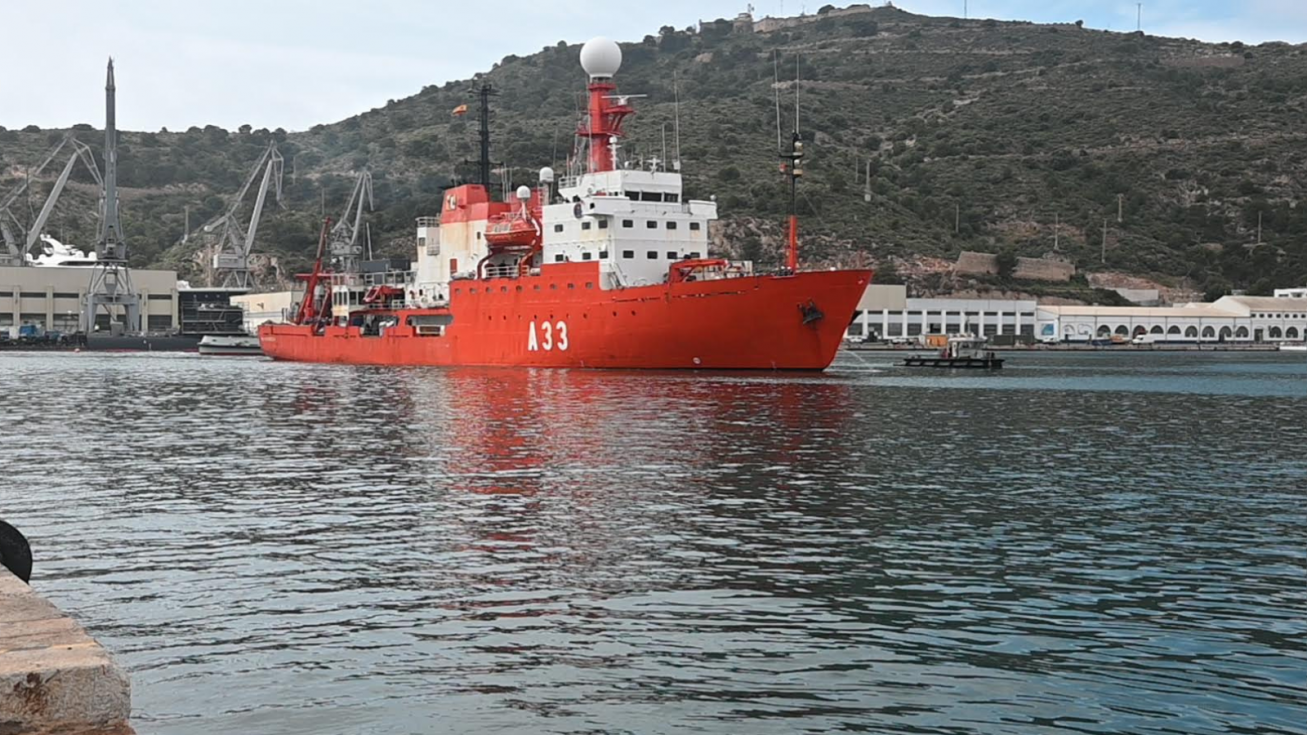 El BIO 'Hesp&eacute;rides' finaliza su XXX Campa&ntilde;a Ant&aacute;rtica y regresa a Cartagena.