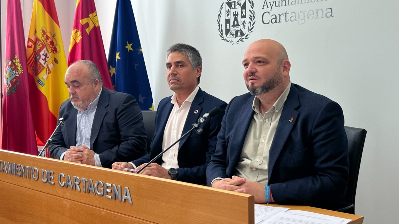 Juan Pedro Torralba, Jes&uacute;s Gim&eacute;nez Gallo y Manolo Torres (Imagen de archivo).